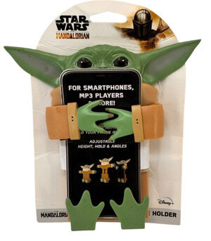 STAR WARS THE MANDALORIAN Baby Yoda Flexi Phone Holder & Stand New! Disney A26